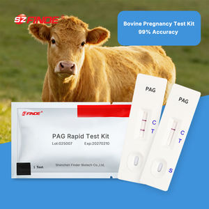 효율적인 신속 소 임신 테스트 키트 CE 인증 2년 보증 농장 가정용 원스텝 15분 혈액 검사 - Product Image 1