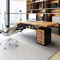 Bureau de direction moderne en bois, design moderne, table de bureau