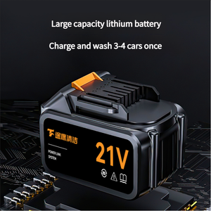 מכונת כביסה בלחץ גבוה ליתיום-ion 180bar מכונת כביסה בלחץ גבוה כפול 2000mah סוללה ביתית להשתמש במים מפציצים - Product Image 4