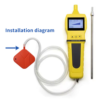Detector de fugas de Gas tipo tubo de bomba externa Analizador de Gas Detector de gas múltiple portátil de mano Lel Co Ch4 H2 O2