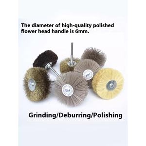 Pièces de machines à bois Yabai fil abrasif meulage tête de fleur Yabai meule Nylon soie <span class=keywords><strong>acajou</strong></span> meubles bois - Product Image 5