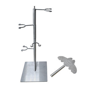 <b>Champagne</b> Glass Holder Tequila Bottle Stainless Steel Stand Bar Tower - Product Image 3