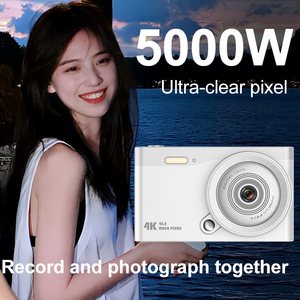 กล้องดิจิตอล Yuniq 2025 50MP ความละเอียดสูงแบบออปติคอล บันทึกวีดีโอ 4K HD กล้องวีล็อกขนาดกะทัดรัดสำหรับนักเรียน กล้องถ่ายภาพความงาม กล้องดิจิตอลย้อนยุค Q10 กล้องสำหรับเด็กก่อนวัยเรียน - Product Image 3