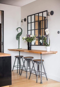 Precio barato, recién llegado, bonito taburete de bar alto de madera maciza para restaurante de interior clásico, silla de comedor - Product Image 6