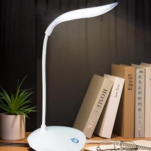 โคมไฟตั้งโต๊ะ LED ไร้สายแบบชาร์จไฟได้ ขายดี พร้อมพอร์ต USB ชาร์จไฟได้ ปกป้องสายตา ปรับความสว่างได้ 3 ระดับ พร้อมคอห่านปรับงอได้ - Product Image 2