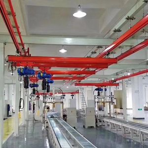 رافعة علوية لمسار 1 طن 2 طن ، مرفاع مرن معلق مدمج لرفع ورشة الطعام الطبي - Product Image 4