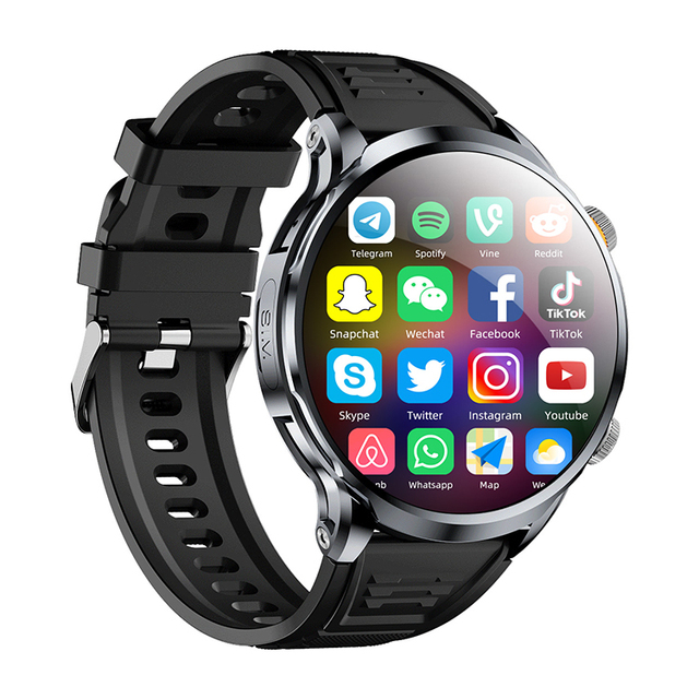 New H18 Relogio Smart Watch 4g Sim Card 1.43'' Amoled Wifi NFC Heart Rate Monitoring Gps Smartwatch for Men