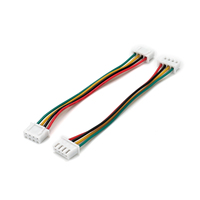 Câble de raccordement JST 4 broches femelle-femelle rouge, noir, jaune, vert pour moteur pas à pas, capteur LED RGB, I2C, Arduino, OEM