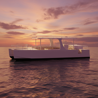 Catamaran à voile en aluminium certifié CE de 12 m avec pont spacieux pour les excursions et les croisières touristiques