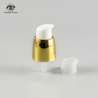 Pompe à ressort externe 18/410, doseur 0,25 ml, pompe de luxe pour fond de teint, pompe cosmétique électroplaquée pour lotion, vente en gros de produits de soin.