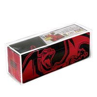 Vitrine de présentation pour cartes à collectionner Celebrations, en acrylique transparent, pour le rangement et la protection UV, boîte de présentation