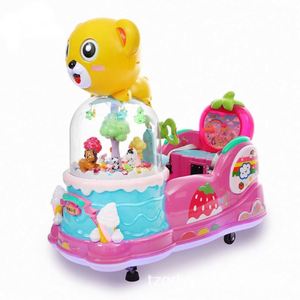 Wholesale Coin Operated Kiddie Rides Game <b>Machine</b> Cartoon Bear Swing Game <b>Machine</b> - Product Image 4