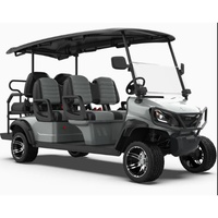Voiturette de golf électrique 6 places, prix compétitif, voiturettes de golf électriques chinoises à vendre, voiturettes de golf 2, 4 ou 6 places avec écran tactile