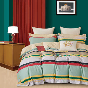 清仓豪华100% 纯棉砂光耐污羽绒被被套床单床上用品套装 - Product Image 4