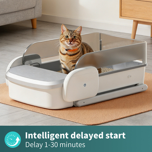 Kostenloser Versand: High-Tech App-gesteuerte Automatische Geruchshemmende Katzentoilette mit WLAN und Selbstreinigungsfunktion - Product Image 4