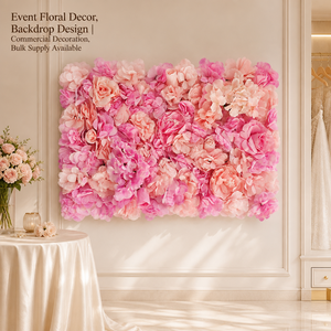 Panneau <span class=keywords><strong>de</strong></span> <span class=keywords><strong>fleurs</strong></span> artificielles mixtes (roses, pivoines, hortensias) pour toile <span class=keywords><strong>de</strong></span> <span class=keywords><strong>fond</strong></span> <span class=keywords><strong>de</strong></span> mariage, studio <span class=keywords><strong>de</strong></span> diffusion en direct, vitrine <span class=keywords><strong>de</strong></span> magasin, <span class=keywords><strong>fond</strong></span> mural <span class=keywords><strong>de</strong></span> fête - Product Image 5
