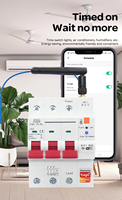 TYSH-Disjoncteur intelligent Tuya avec mesure Wifi 1p 2p 3p 4p pour télécommande sans fil pour maison intelligente