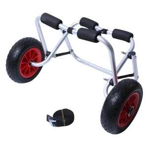 Xách tay nhôm Dolly giỏ hàng nhiệm vụ nặng nề gấp ráp xe đẩy cho thuyền đánh cá Kayak xuồng có sẵn để bán - Product Image 1