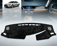 Tapis de protection de tableau de bord en peluche premium pour Lexus ES300, pare-soleil de console centrale, pour conduite à gauche/droite