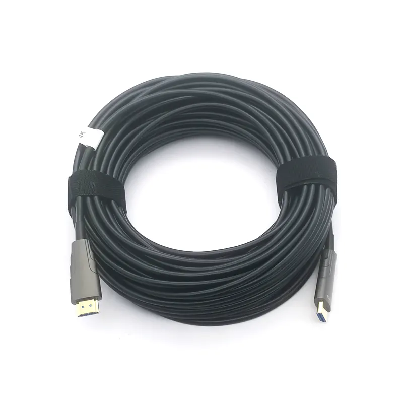 OEM 4K Optical HDMI Cable 20 meters Rated 18Gpbs High Speed Fiber HDMI Cable Supports 4K@60Hz HDR ARC HDCP 2.2 4K HDMI 2.0 Cable