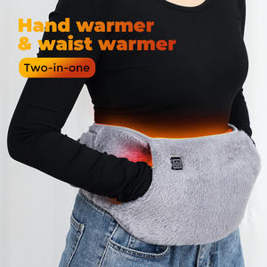 Heating Waist Belt <b>Plush</b> Waistband 3-Gear Temperature Control Hand Warmer Waist Warmer Belly Warmer for Winter Cold Protection - Product Image 6