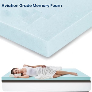 Funda de colchón de espuma de memoria refrigerada por gel Funda suave extraíble para un cómodo soporte corporal y descompresión - Product Image 3