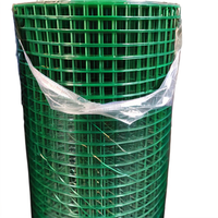 Rouleau de grillage soudé enduit de PVC pour clôture extérieure, protection de jardin, grille en acier durable résistante à la rouille, construction de clôture de ferme