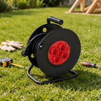 Hersteller OEM ODM IP20 Wasserdichte Garten-Kabelrolle 40m Kunststoff-Verlängerungskabel, Langlebige Tragbare Stromverteilungsrolle