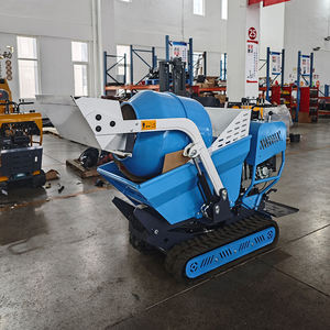 T550 Mini-Kompakt lader Mini-Betonmischer Selbst laden der Tracked Mini Crawler Tragbarer automatischer mobiler Zement mischer - Product Image 6