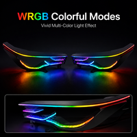 Feux de jour LED WRGB améliorés avec clignotants ambre DRL, accessoires d'éclairage automobile pour Toyota Innova