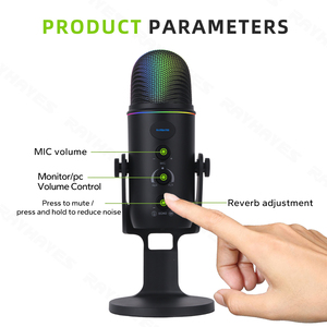 Rayhayes JI-MV4 Condenser Microphone podcast mic năng động Mic USB mic cho live streaming podcasting - Product Image 3