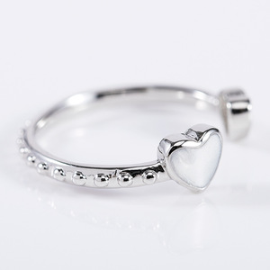 Anello Minimalista a Cuore Aperto per Donne, Gioielli di Moda Regolabili, Vendita all'Ingrosso - Product Image 3