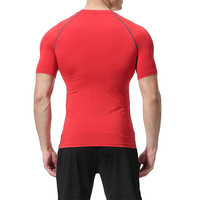 Fabricant de haute qualité hommes Fitness à manches courtes sport à séchage rapide vêtements de sport course à pied respirant T-shirts athlétiques pour homme