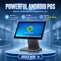 Sistema POS con Pantalla Táctil Capacitiva de 15.6 Pulgadas, Directo de Fábrica, Terminal de Caja Registradora para Supermercado, en Venta