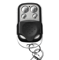 Télécommande en métal à quatre boutons pour porte de garage pour télécommande sans fil Duplicateur 433 315MHz