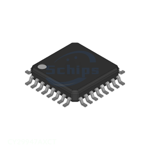 Electronic Components Sale Clock Timing 32 TQFP In Stock IC CLK BUFFER 200MHZ 32TQFP CY29947AXCT - Product Image 1