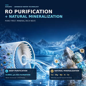 Purificador de Agua RO Eléctrico de 100G, sin Tanque, Bajo <span class=keywords><strong>Fregadero</strong></span>, <span class=keywords><strong>Grifo</strong></span> Negro de Lujo, Agua Mineral Alcalina Snow Mountain, con Pantalla TDS - Product Image 3