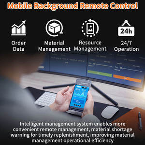 32-inch màn hình cảm ứng thương mại protein Lắc Máy bán hàng tự động cho phòng tập thể dục với công suất 28L 4G/Wi-Fi Giám sát từ xa - Product Image 5