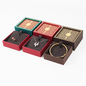 חדש מורשת צמיד זהב עתיק תיבת jade שרשרת תליון טבעת העולם כיסוי סט חלולה סט - Product Image 3