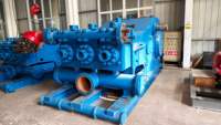 Pompe à boue triplex F1600 Oilleader pour plateformes de forage profond en champ pétrolier, haute pression, certifiée, 1 an de garantie, entraînement diesel/électrique, longue durée
