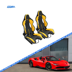 เบาะนั่งรถแข่งปรับได้สำหรับรถหรู Ferrari 458 488 812 SF90 F12 296GTB รุ่นน้ำหนักเบา เบาะนั่งรถแข่งแบบสากล - Product Image 3