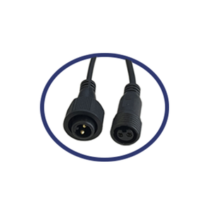 สายเชื่อมต่อไฟฟ้ากันน้ำสำหรับใช้งานกลางแจ้งแบบใช้พลังงานแสงอาทิตย์ ยี่ห้อ <span class=keywords><strong>Ogilvy</strong></span> 2 แบบ 3 ขา ผลิตจาก PVC เป็นมิตรกับสิ่งแวดล้อม ความยาว 2 เมตร แบบตรง ชนิดตัวผู้-ตัวเมีย - Product Image 1