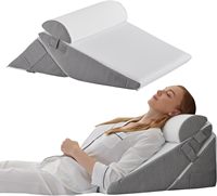 Ensemble de 3 coussins orthopédiques en forme de coin pour après une chirurgie, coussin en forme de coin réglable pour le reflux acide et le soulagement des douleurs dorsales