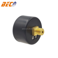 1.5Inch Dial Face -760mmhg/-0.1Mpa Vacuum Pressure Gauge Back Connection Air Pressure Gauge