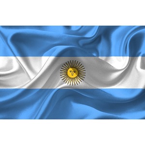 Bandera Nacional de Argentina 200x400cm Poliéster Ligero para Uso en Exteriores - Product Image 1