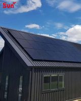 Panneaux solaires Sunplus 445W Full Black Bifacial Half Cell pour panneaux solaires à double vitrage avec une efficacité de 22,3 % pour usage résidentiel, stock US