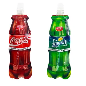 Kantung Cerat Minuman Tipe Remas Cola Sprite Kustom Kantong Kemasan Cair Sterilisasi Suhu Tinggi