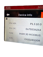 Analizador de Redes Plc M4m 30 Modbus-2csg274761r4051 - Superficie Agrietada por Garantía del Producto