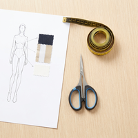 Ciseaux de couture écologiques DIY avec lame en acier inoxydable de 10 cm et poignée PP+TPR pour la couture, la broderie, la coupe et la finition