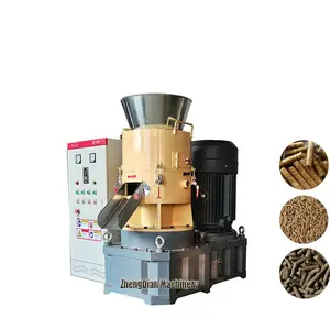 Máquina de pellets de madera usada/máquina de pellets de pavo/granulador de aserrín de paja de cultivo